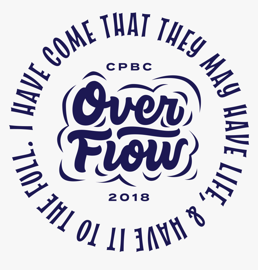 Cpbc Summer 2018 Overflow Circle Logo Navy - Circle, HD Png Download, Free Download