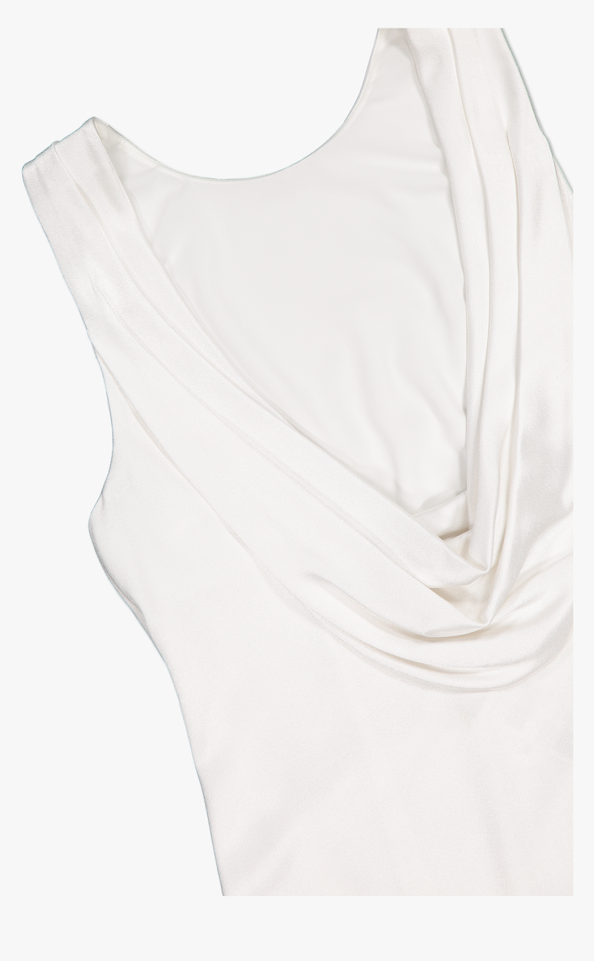 Cowl Back Detail Image Of Alice & Olivia Lita Cowl - Active Tank, HD Png Download, Free Download