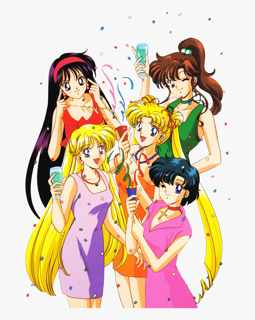 Sailor Jupiter, Sailor Venus, Sailor Mars, Sailor Moon, HD Png Download, Free Download