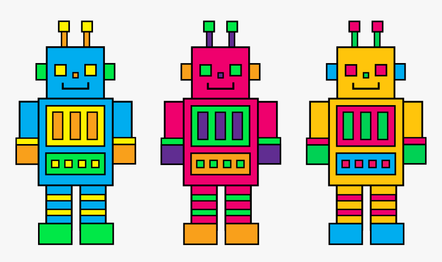 Lego Head Clipart Wallpaper - Robot Artclip, HD Png Download, Free Download