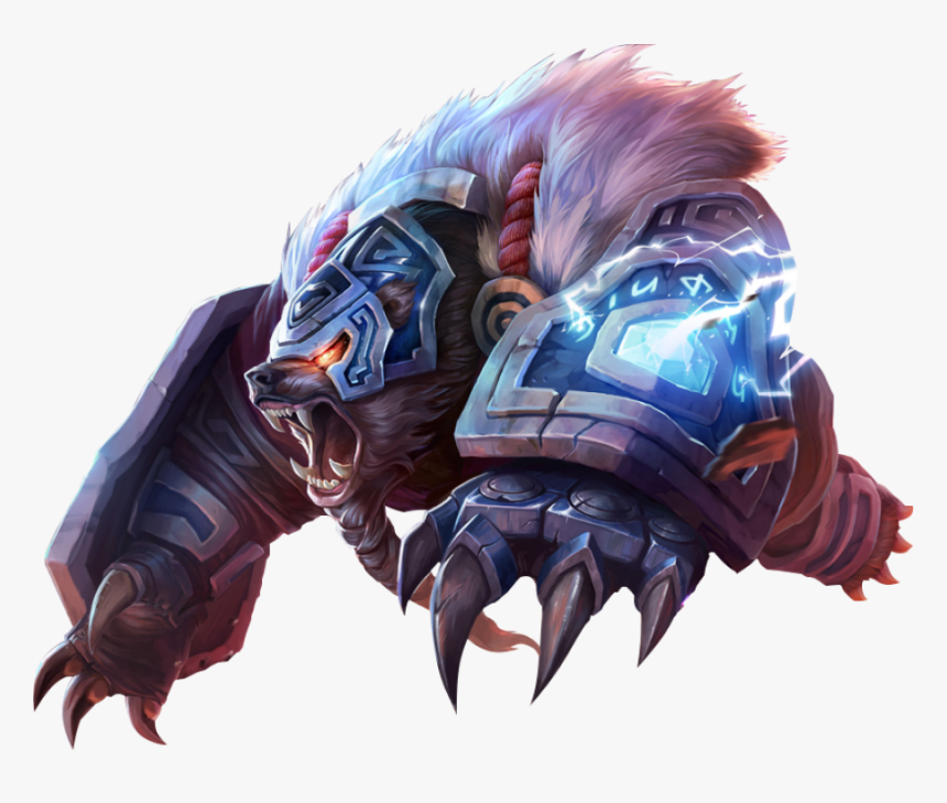 Rune Guar Volibear Skin Png Image - League Of Legends Volibear Png, Transparent Png, Free Download