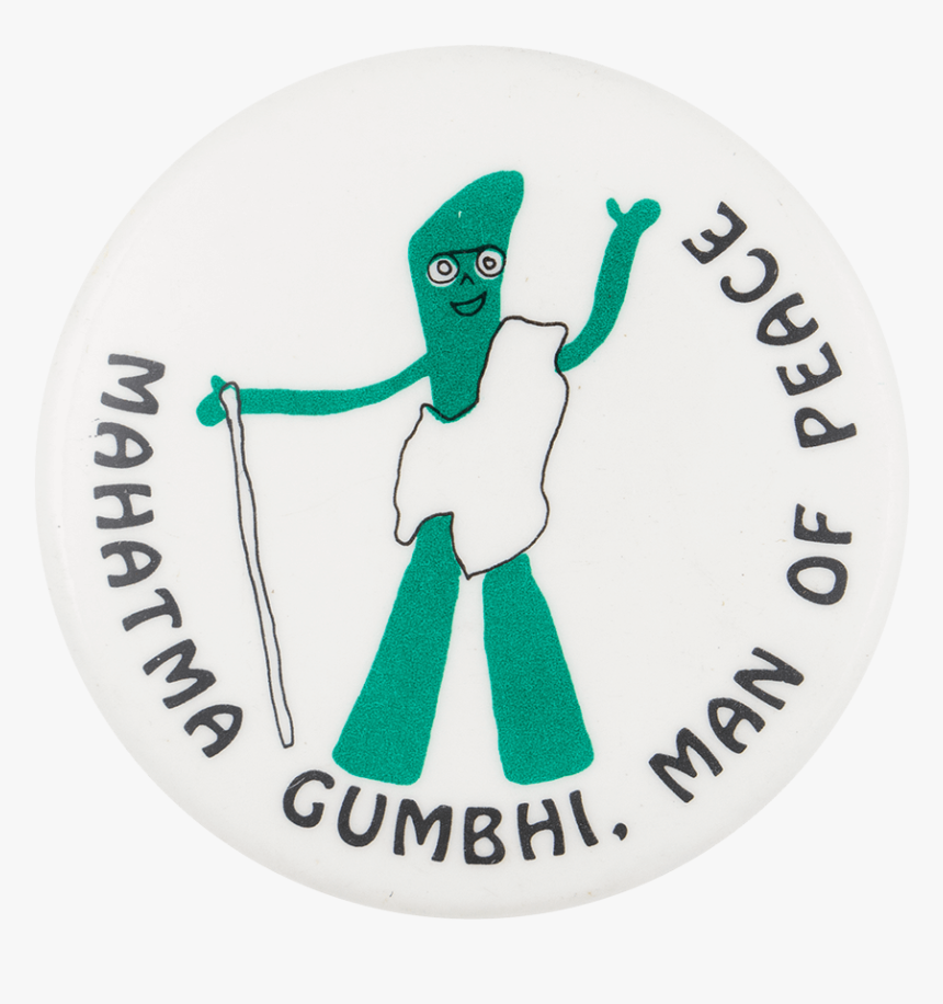 Mahatma Gumbhi Humorous Button Museum - Label, HD Png Download, Free Download