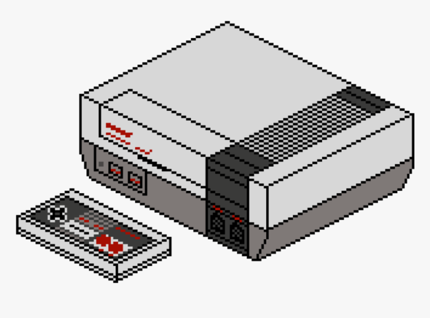 Nes Sprite By Greenguy312-d69ii0u - Nes Console Sprite, HD Png Download, Free Download