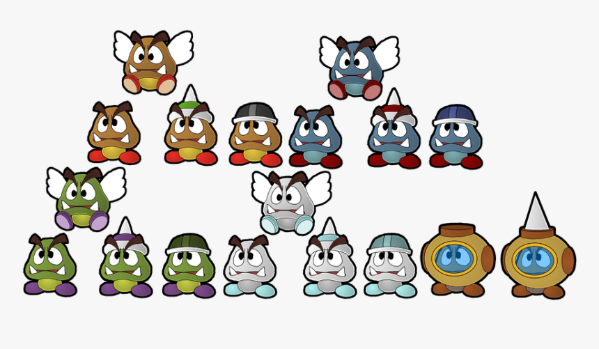 Goomba Transparent Dank - Paper Mario Goomba, HD Png Download, Free Download