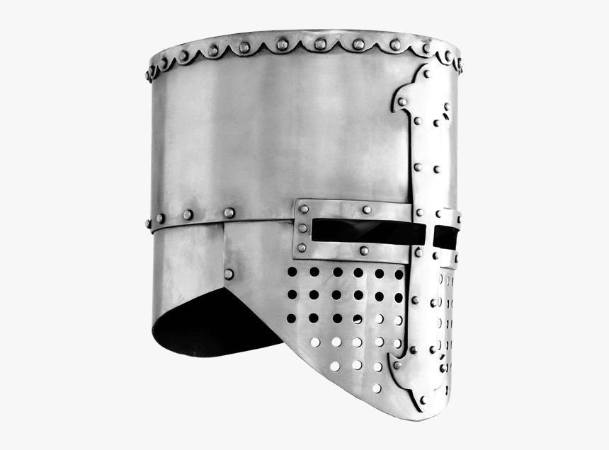 Flat Top Helmet Medieval, HD Png Download, Free Download