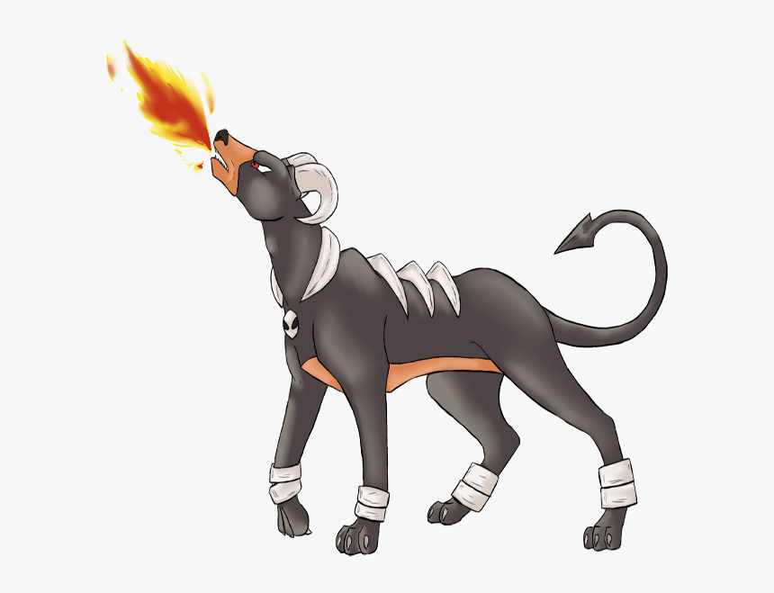 View Houndoom , - Pokemon Dog, HD Png Download, Free Download