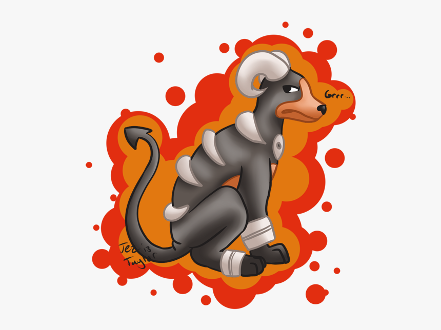 Houndoom For Terri - Cartoon, HD Png Download, Free Download