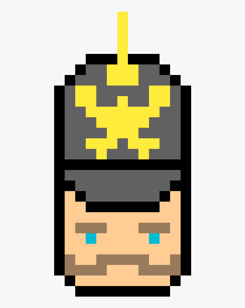 Pixel Art Man Face, HD Png Download, Free Download