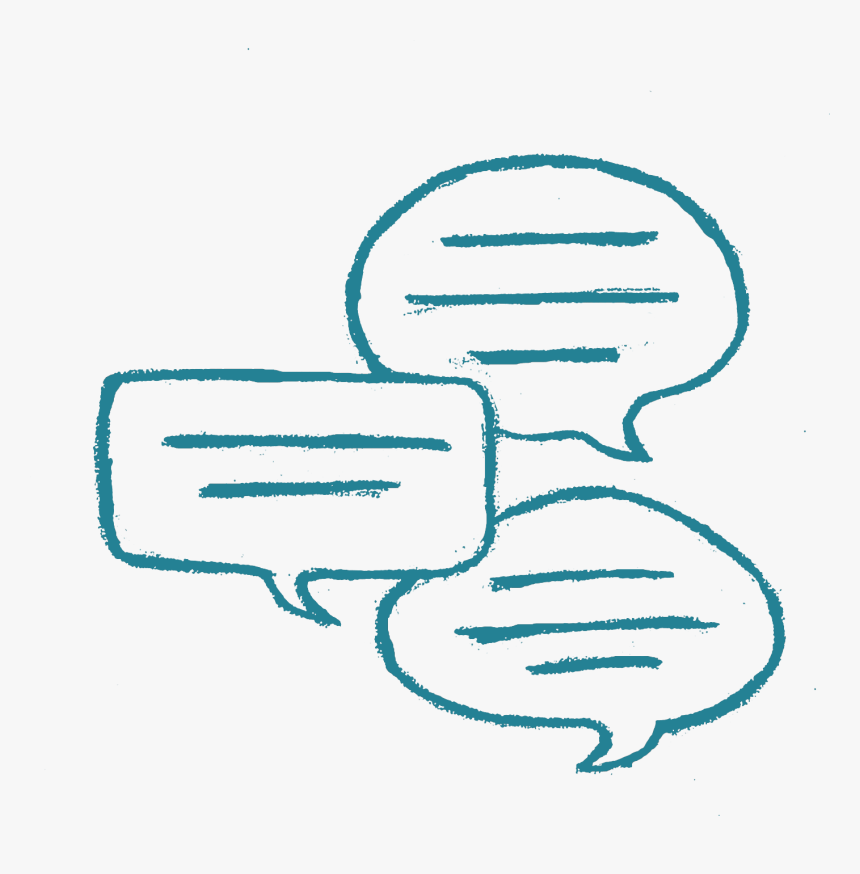 Illustration Of Speech Bubbles - Drawing, HD Png Download, Free Download