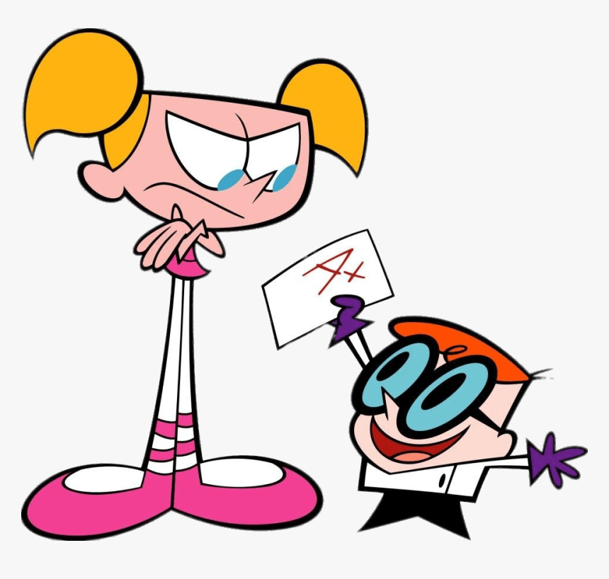 Dexter Showing Test Result - Dexter And Dee Dee Cartoon, HD Png Download, Free Download