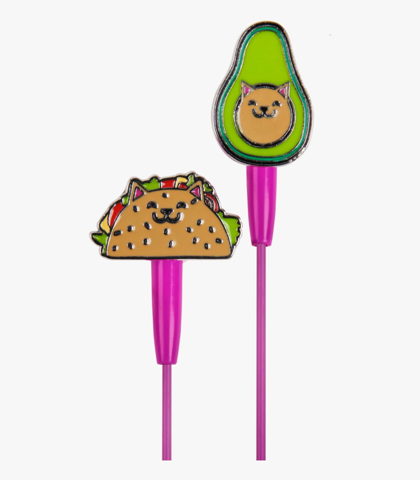 Gato Taco Cute Earbuds - Taco Cat Earbuds, HD Png Download, Free Download