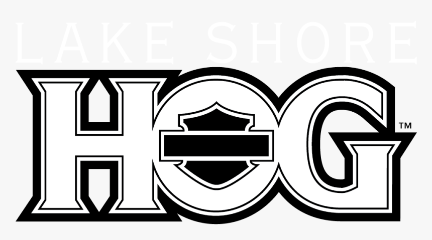 Lake Shore H - Harley Davidson Hog Logo, HD Png Download, Free Download