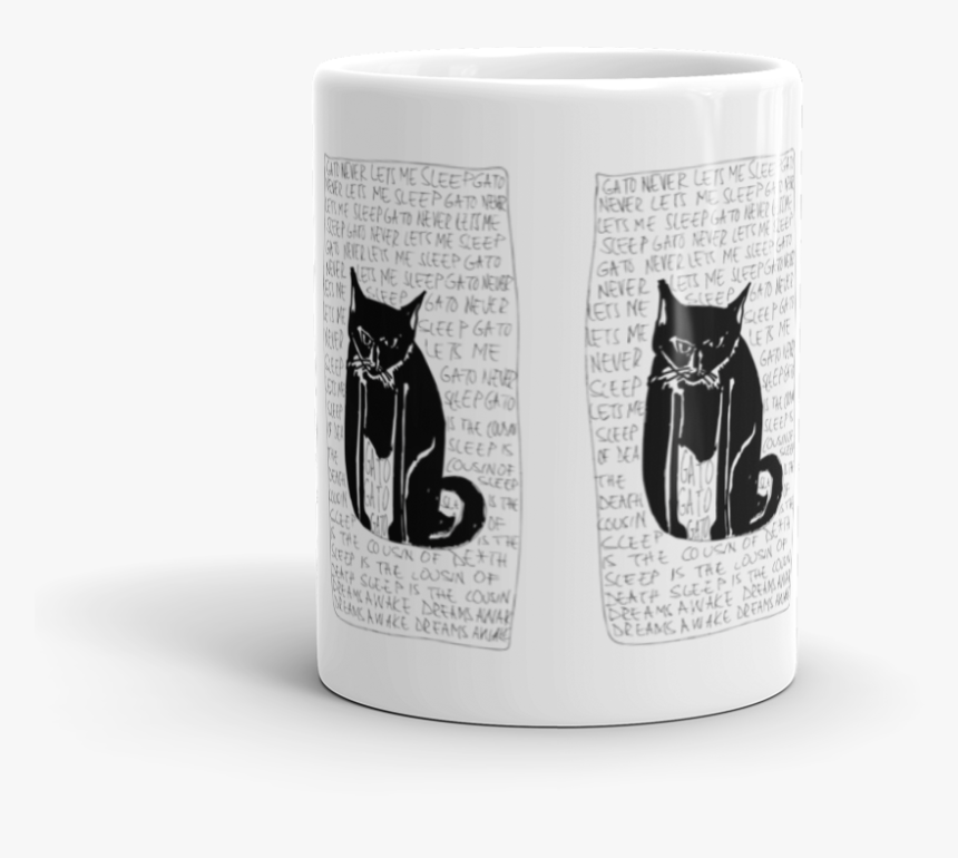 Image Of Gato Mug - Black Cat, HD Png Download, Free Download