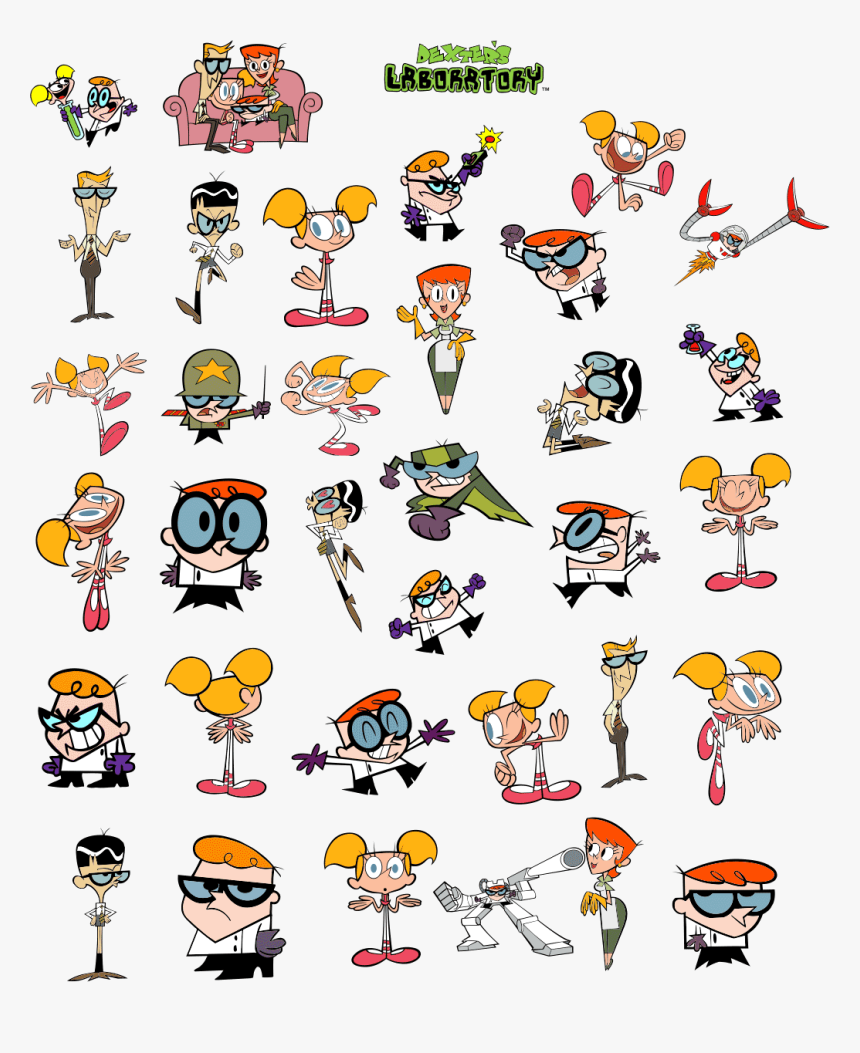Dexter's Laboratory Art Style, HD Png Download, Free Download