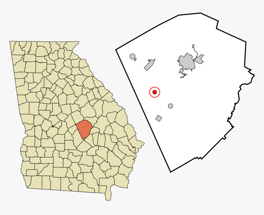 Vidalia Ga On Map, HD Png Download, Free Download