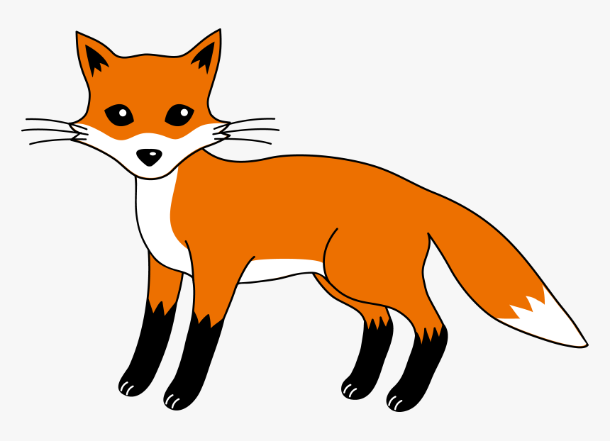Artistic Fox Png Hd - Clipart Of Fox, Transparent Png, Free Download