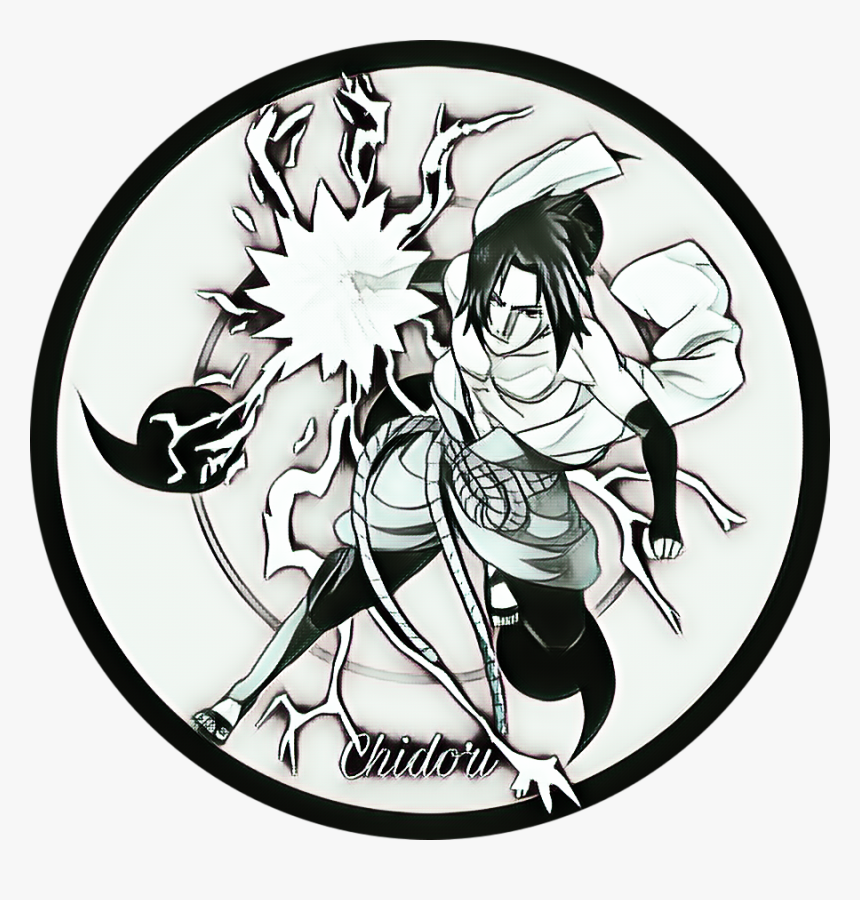 #sharingan #sasuke #chidori - Sasuke Chidori Manga, HD Png Download, Free Download
