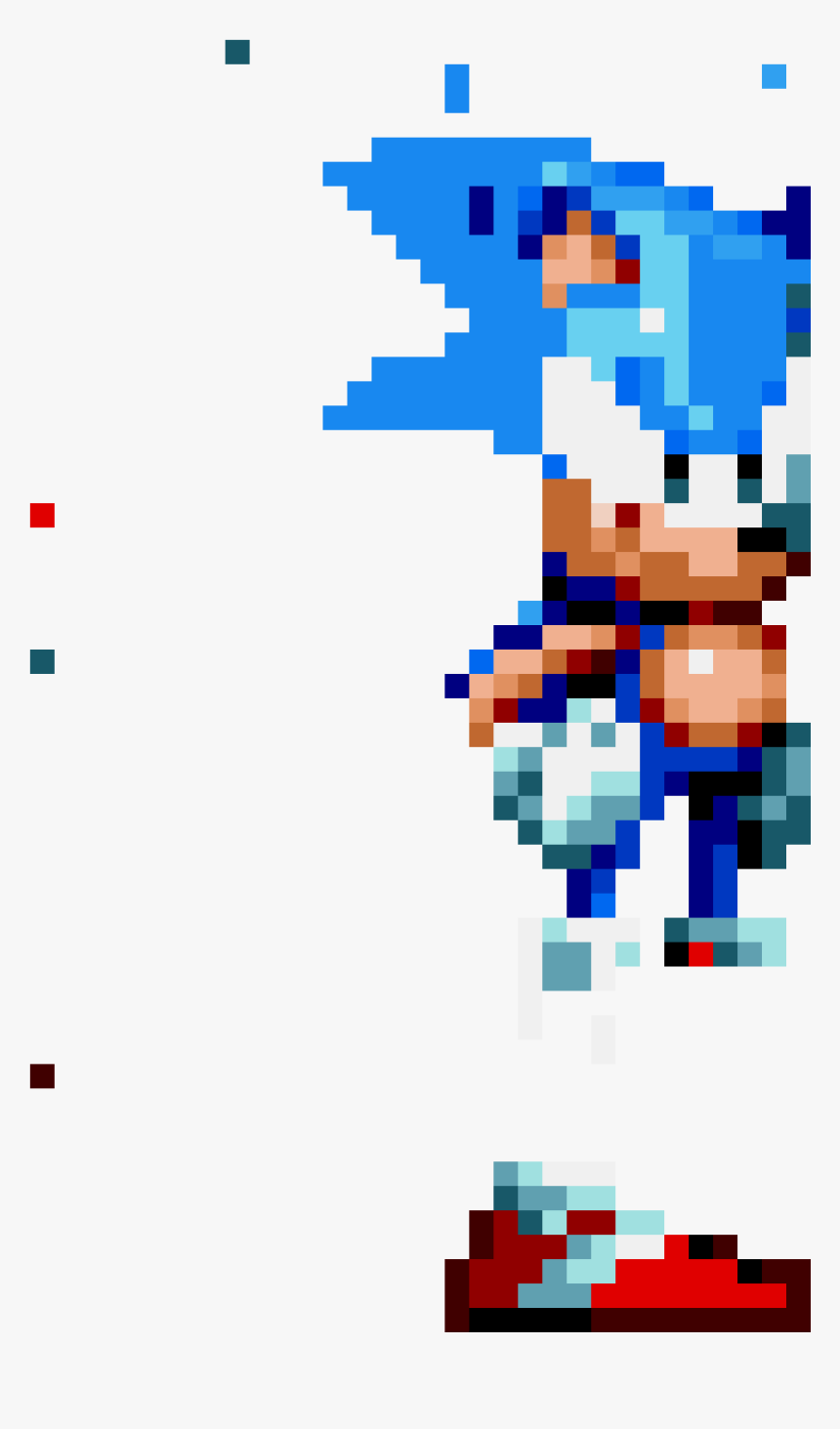 Sonic Mania Sonic Sprite Hd Png Download Kindpng