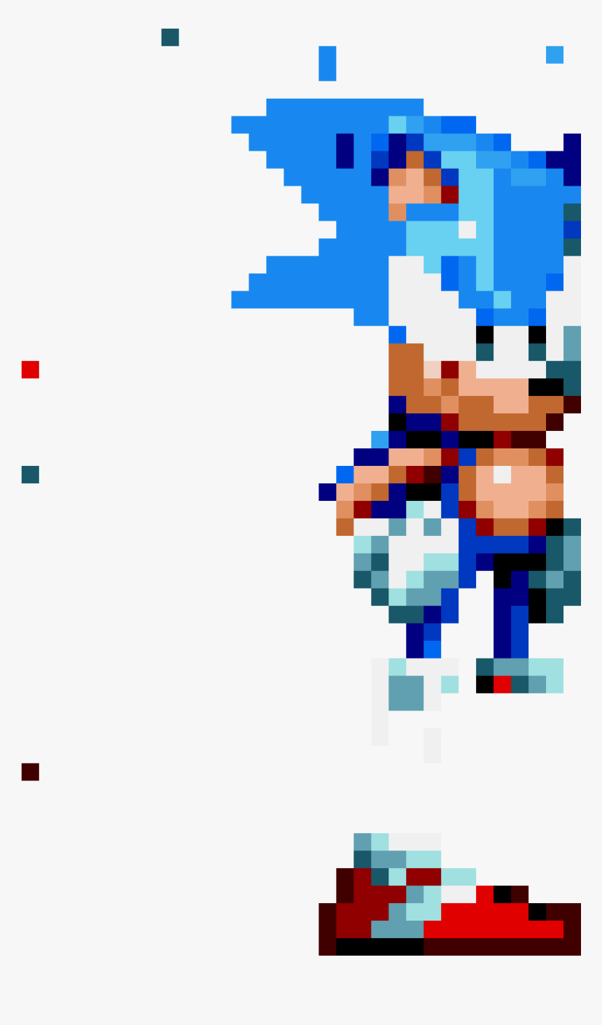 Sonic Mania Sonic Sprite Gif, HD Png Download, Free Download