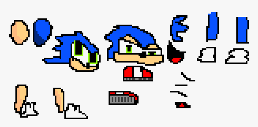 Sonic Sprite Sheet, HD Png Download, Free Download