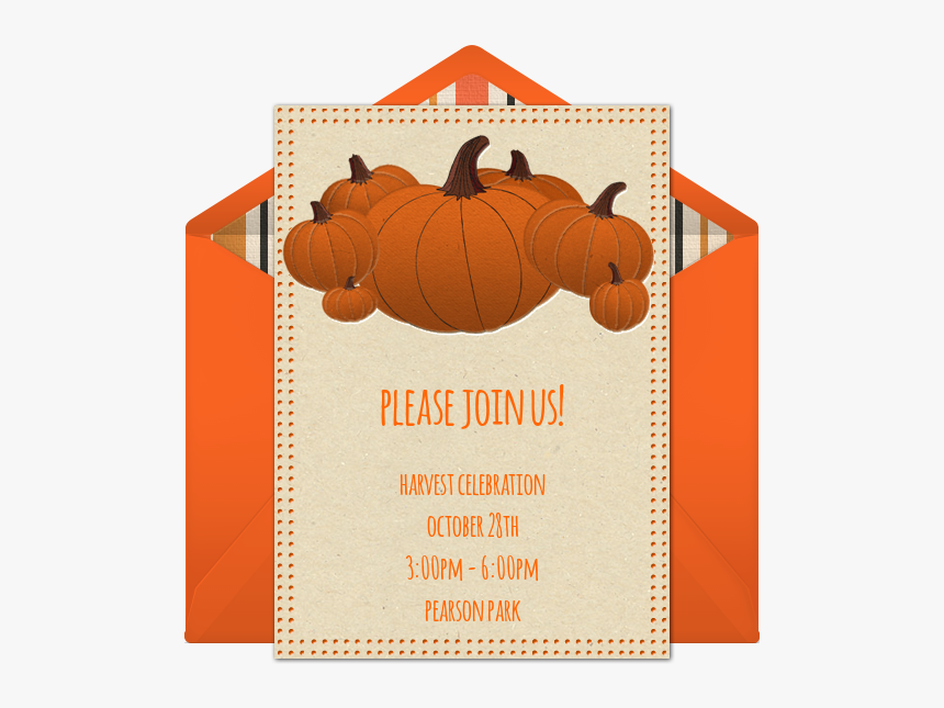 Pumpkin Carving Invite, HD Png Download, Free Download