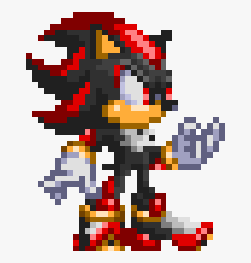 Scenario Model Sc 121 Manual Meat - Shadow The Hedgehog Sprite, HD Png Download, Free Download