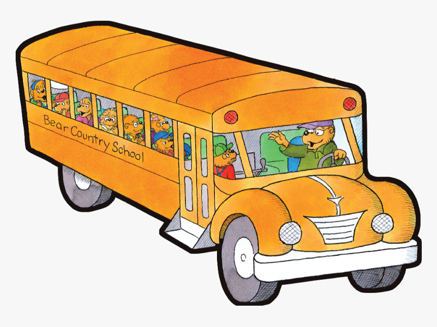 Good Luck To All The Cubs Returning To School Our Credit - Berenstain Bears School Bus, HD Png Download, Free Download