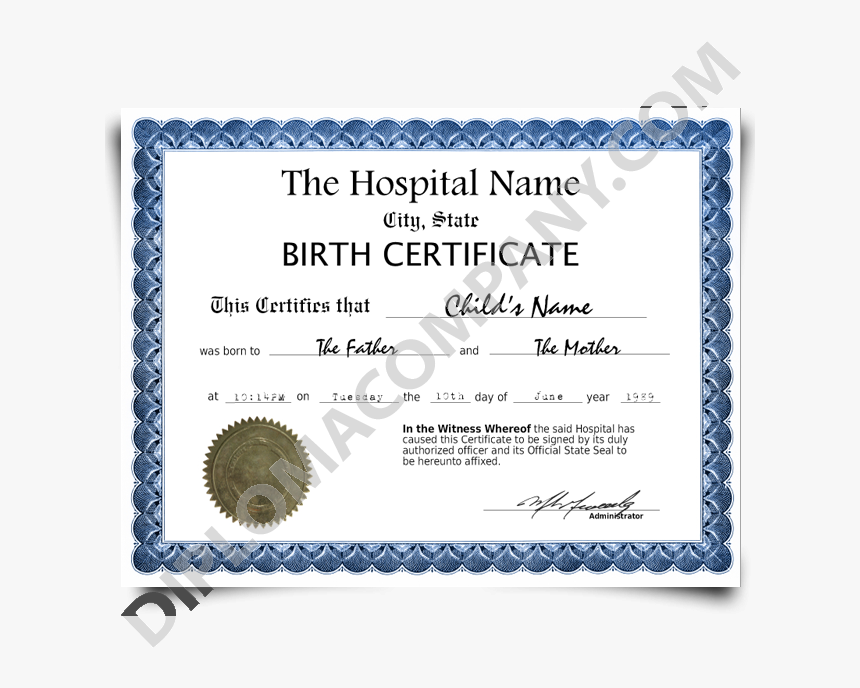 Fake Birth Certificates - Canadian High School Transcripts, HD Png Download, Free Download