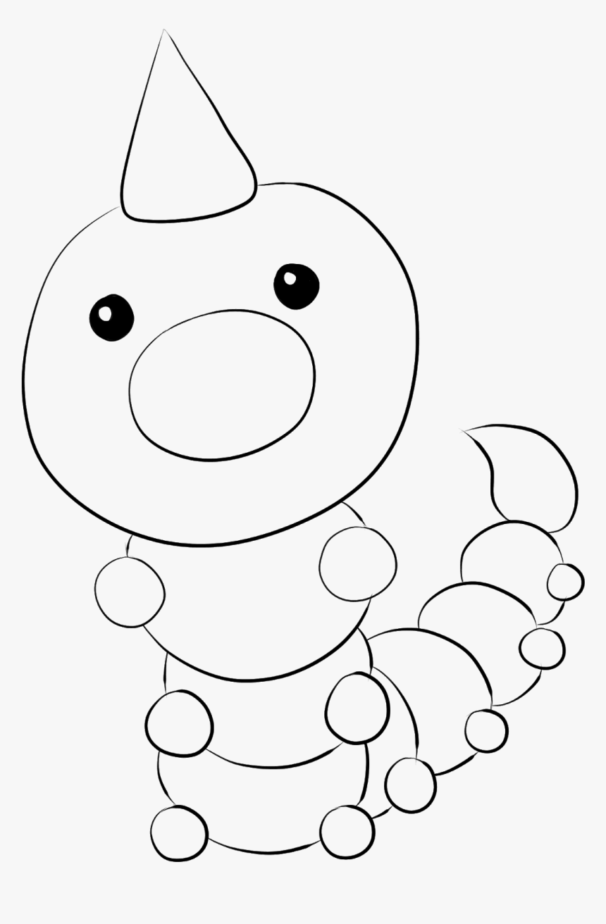 Weedle Pokemon Coloring Pages Printable - Coloring Book, HD Png Download, Free Download