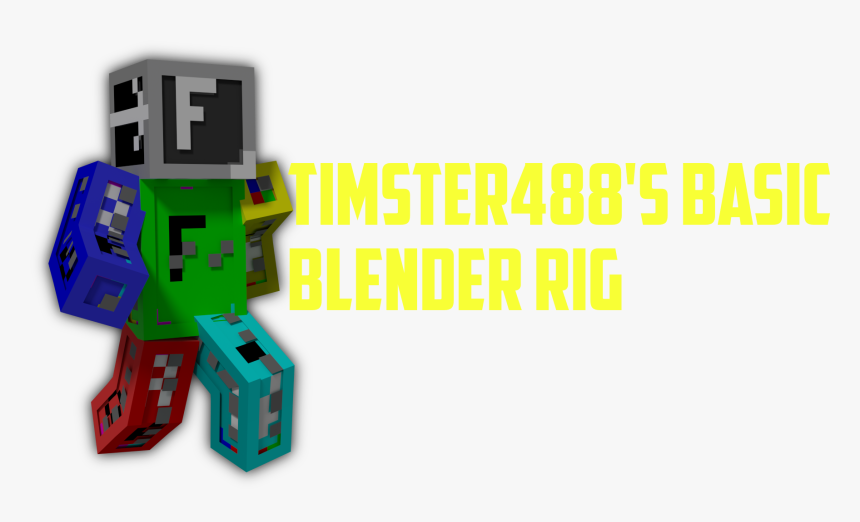 Blender Minecraft Character Rig, HD Png Download, Free Download