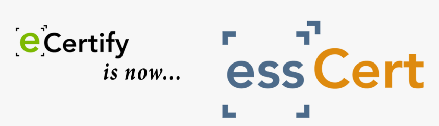 Ecertify Is Now Esscert - Graphic Design, HD Png Download, Free Download