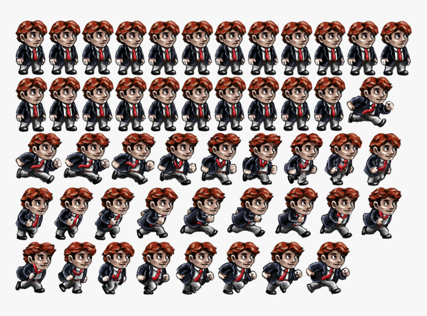 Braid Sprite Sheet, HD Png Download, Free Download