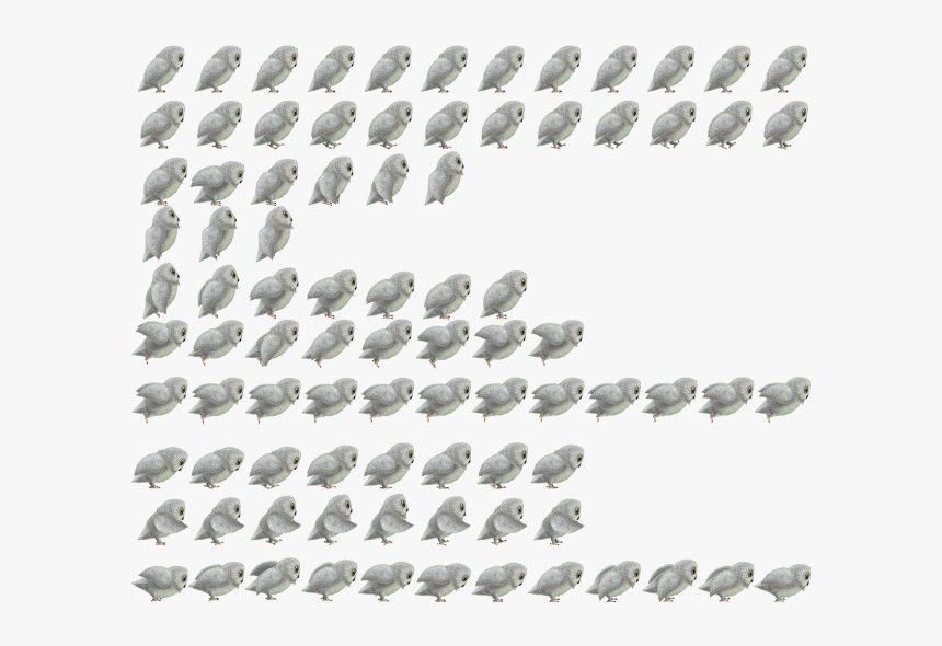 View Media - Flying Owl Sprite Sheet, HD Png Download, Free Download