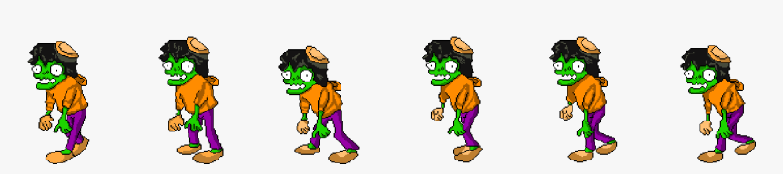 Sprite Sheet Zombie Png, Transparent Png, Free Download