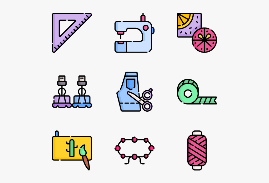 Icon Set Transport Cartoon, HD Png Download, Free Download