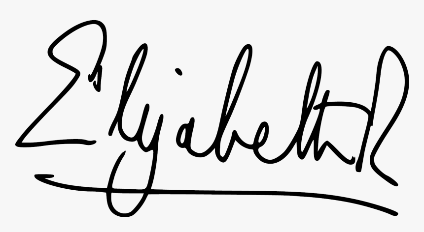 Signature Of Queen Elizabeth Ii, HD Png Download, Free Download