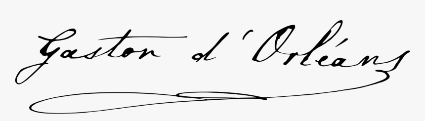 Gaston Signature, HD Png Download, Free Download