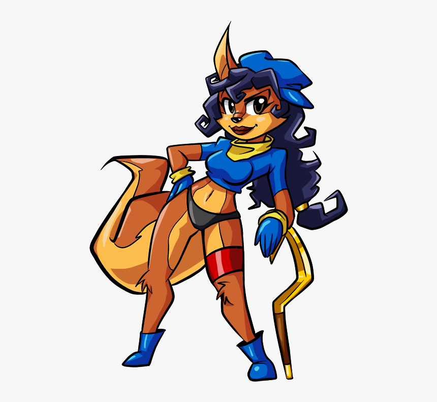 Super Smash Bros - Sly Cooper Carmelita Fox Sexy, HD Png Download, Free Download