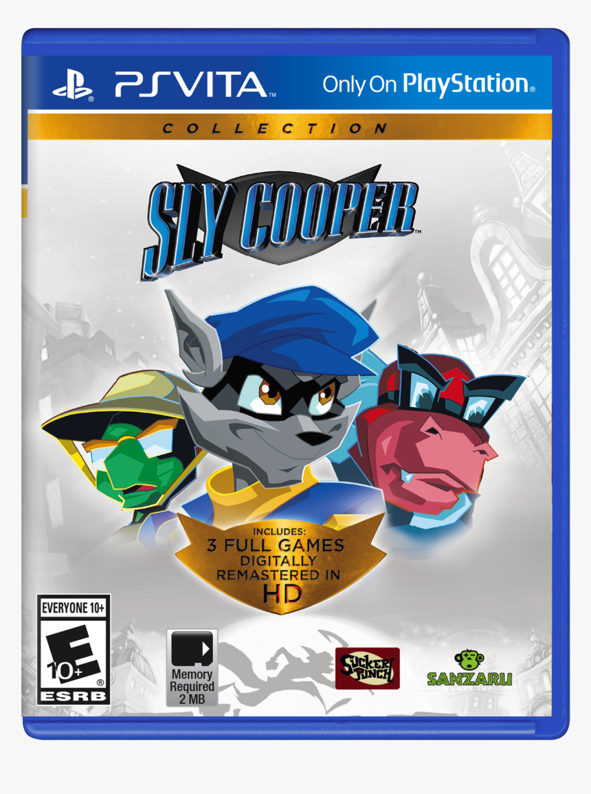 Sly Cooper Hd Collection Ps Vita, HD Png Download, Free Download