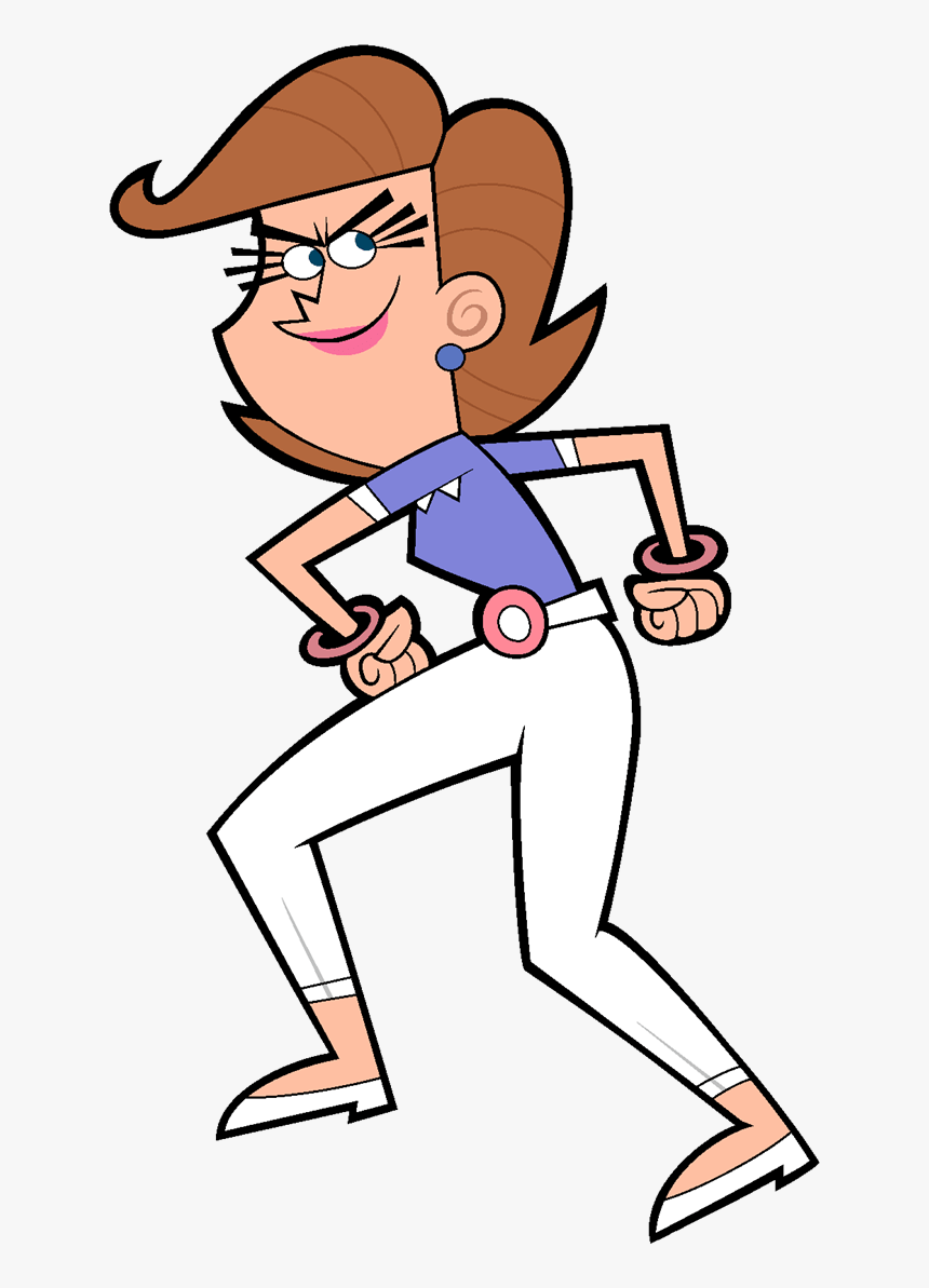 The Fairly Oddparents Mrs Turner Ready For Action - Mrs Turner Fairly Odd Parents, HD Png Download, Free Download