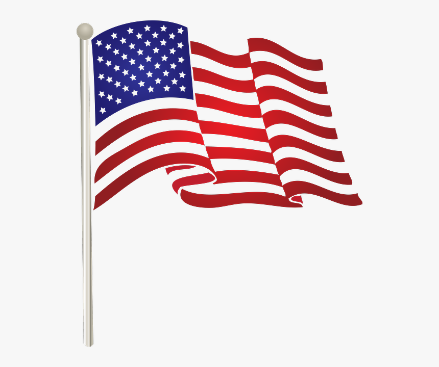 And Forever In Peace May You Wave - Free Clip Art American Flag, HD Png Download, Free Download