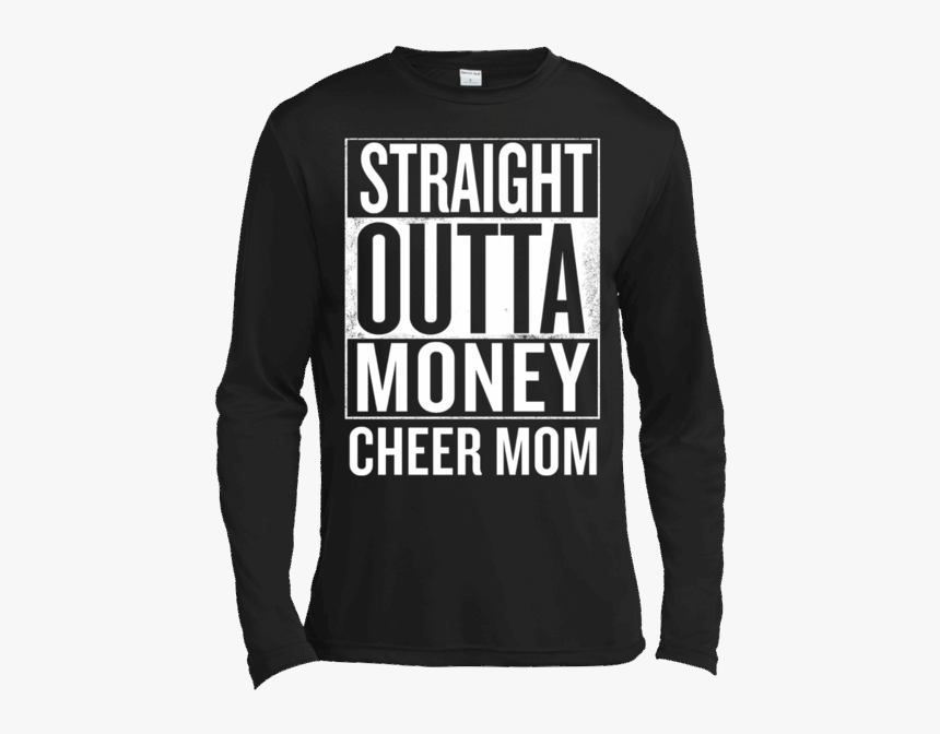 Cheer Mom Png - Long-sleeved T-shirt, Transparent Png, Free Download