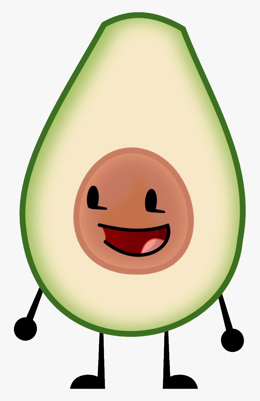Avocados With Cartoon Faces , Png Download - Cartoon Avocado With Face, Transparent Png, Free Download