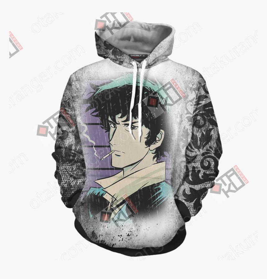 Cowboy Bebop Spike Spiegel 3d Hoodie - Initial D Hoodie, HD Png Download, Free Download