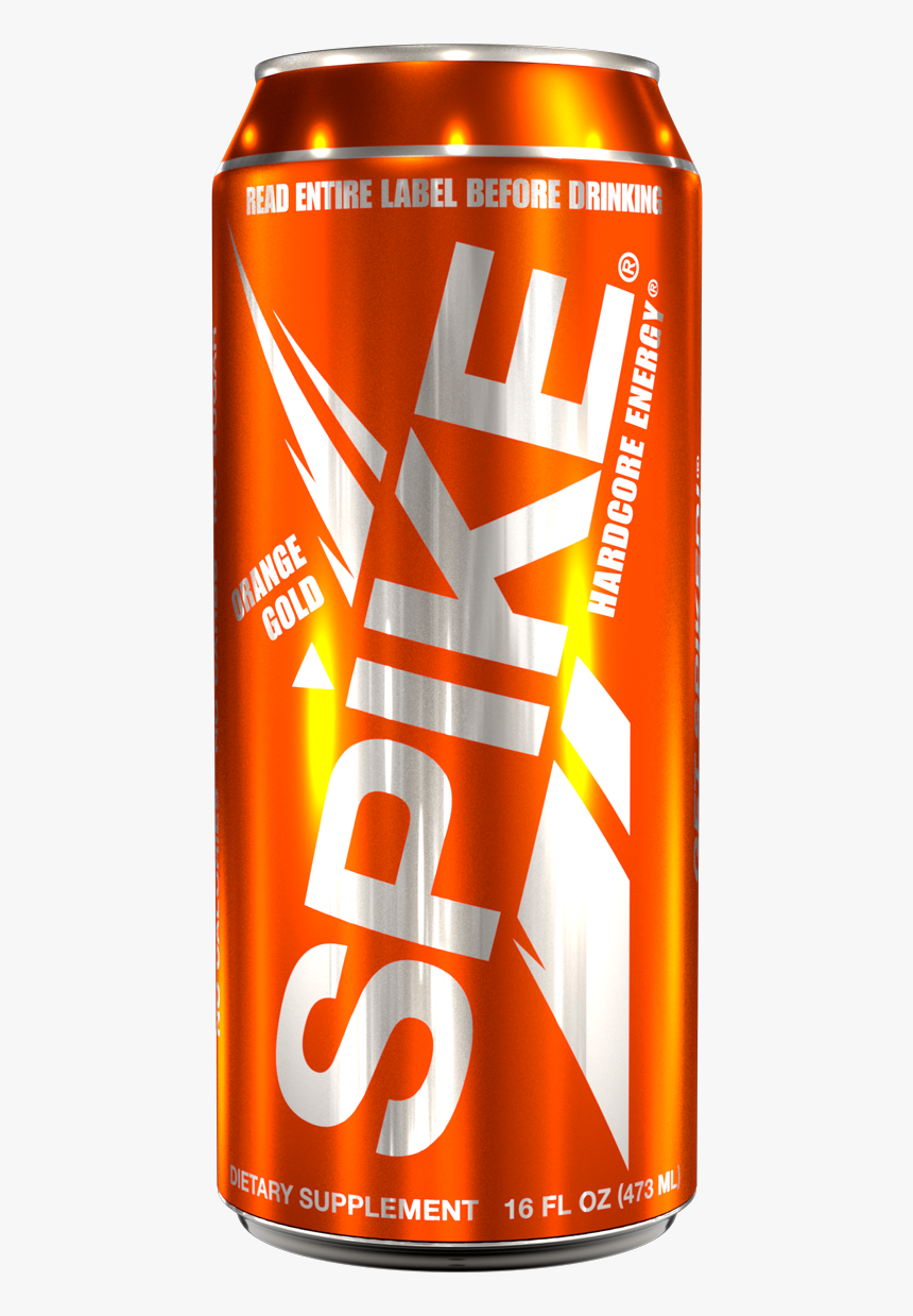 Spike Hardcore Energy Orange Gold - Spike Blue Raz, HD Png Download, Free Download