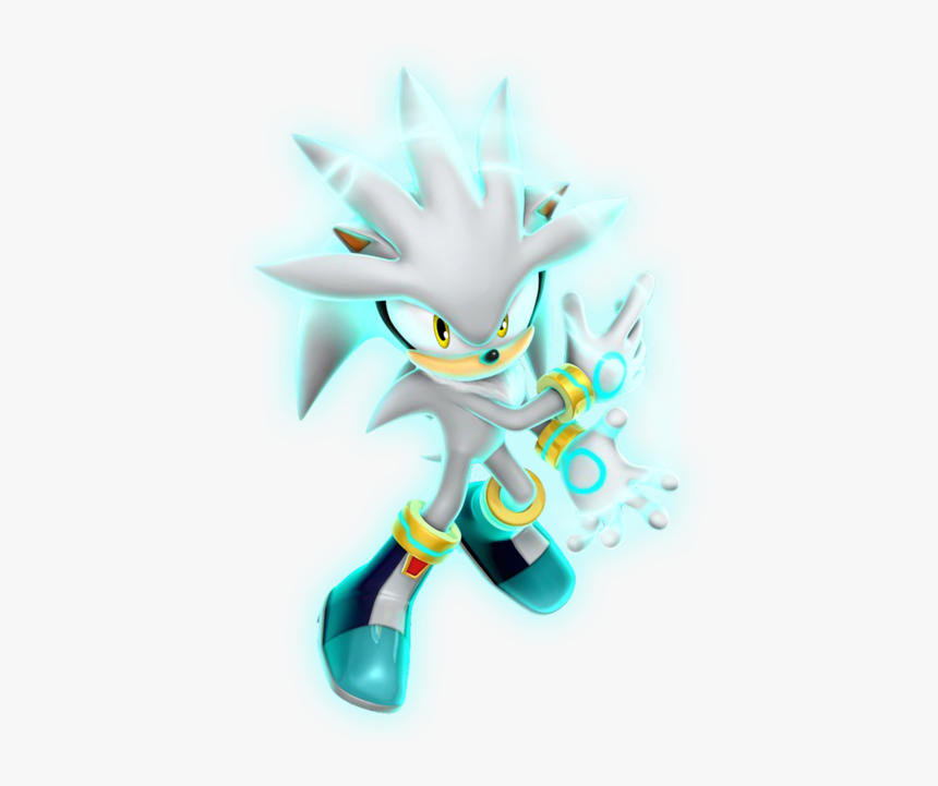 No Caption Provided - Silver The Hedgehog Render, HD Png Download, Free Download