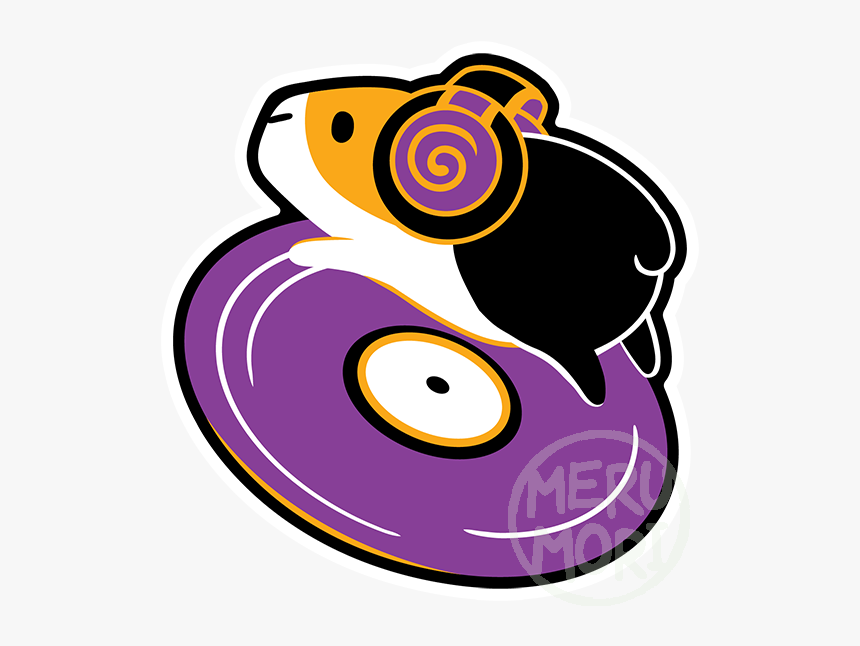 Dj Guinea Sticker - Cartoon, HD Png Download, Free Download