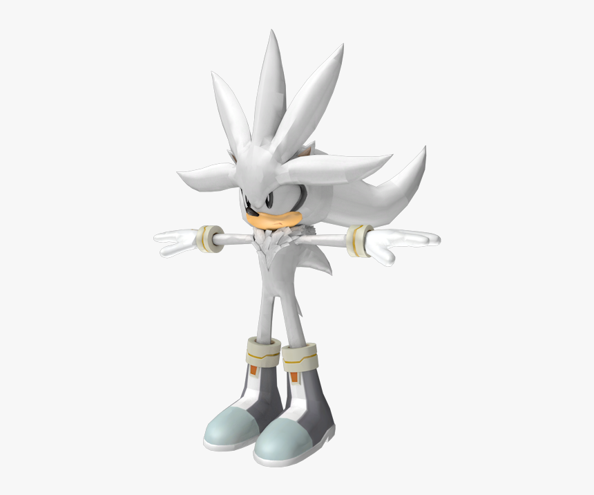 Download Zip Archive - Silver The Hedgehog Model, HD Png Download, Free Download