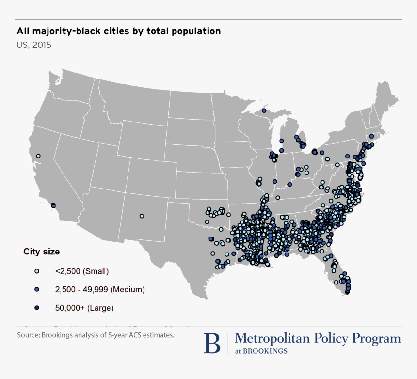 Metro 20171004 Blackcities All By Total Population - John F. Kennedy Library, HD Png Download, Free Download