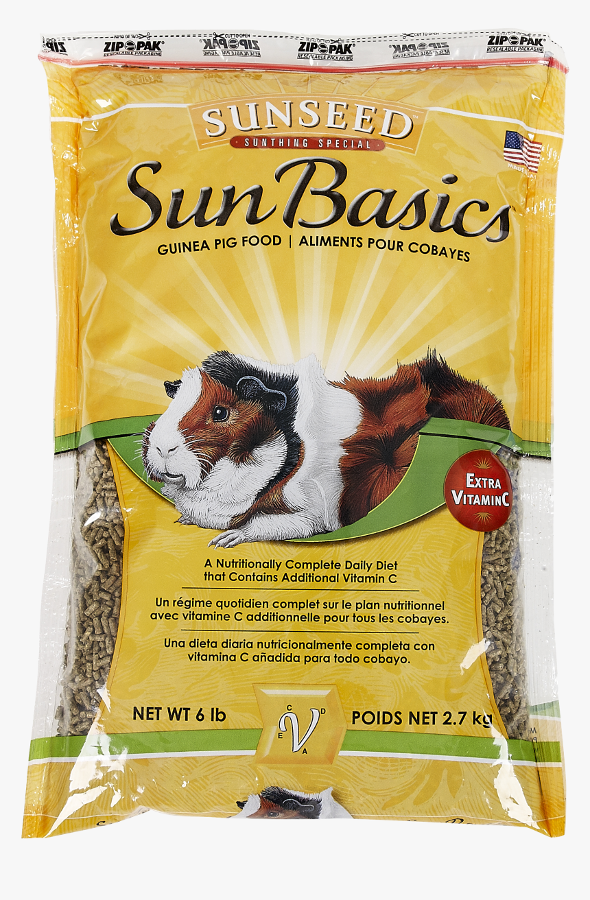 Vitakraft Sunseed Sunbasics Guinea Pig Formula - Guinea Pig, HD Png Download, Free Download